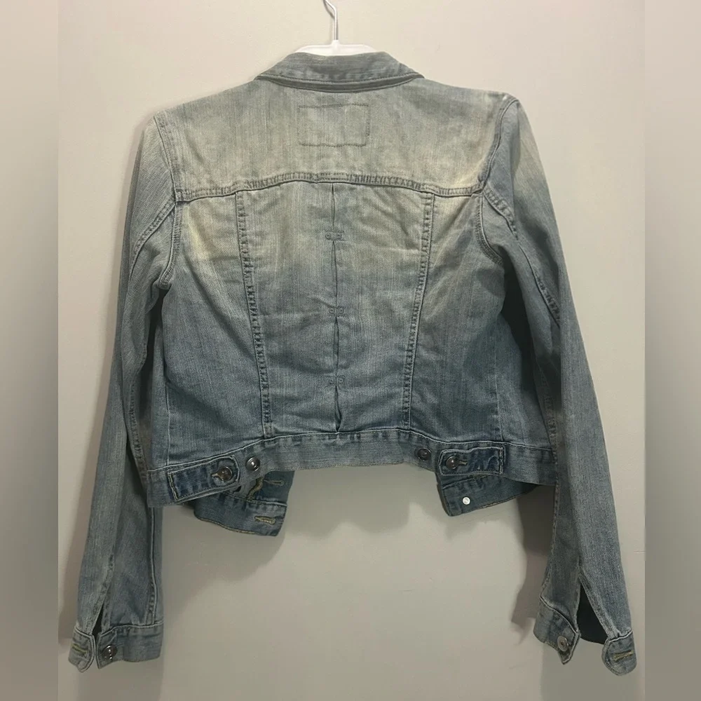 Washed Denim Jacket by H&M size 6 - Picture 3 of 8
